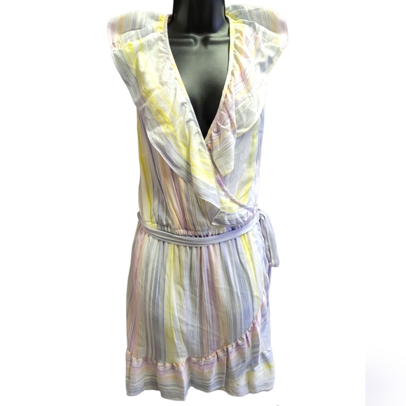 LC Lauren Conrad Dresses & Skirts - Lauren Conrad Short Faux Wrap Dress 👗 sz XL NWT